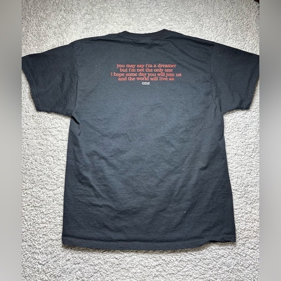 Vintage John Lennon Shirt Extra Large Crewneck Tee New York City 90s Bob Gruen - Picture 6 of 6